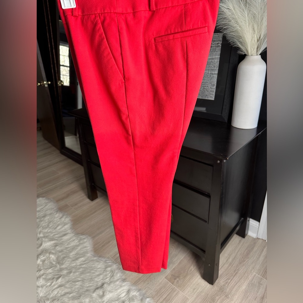 Ann Taylor Loft Skinny Red Pants - Picture 5 of 6
